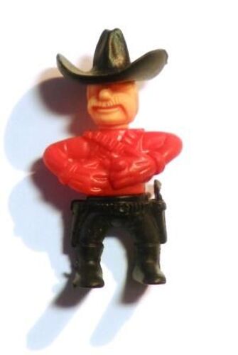 Figurine "Marajà" ( Art 1170) - Série: Far West / N°3b - Cow-Boy Avec Pistolet (Rouge Et Noir)