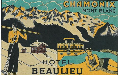 Affiche Hôtel Beaulieu Chamonix