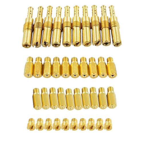 Pour carburateur 30 pièces principales + 10 pièces lentes / pilote jet set 120 125 130 135 140 32 45 48 50 52 55 150 155