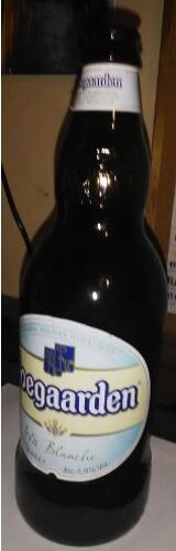 Bouteille - En Verre Brun - " Bière Hoegaarden " - Blanche - 75 Cl