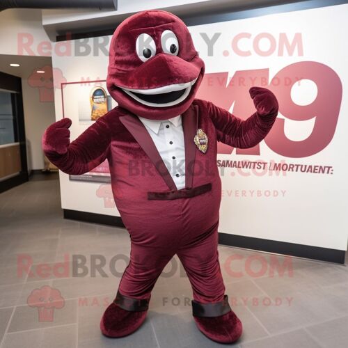 Personnage De Costume De Mascotte Redbrokoly De Serpent Marron Habillé D'un Costume Et De Ceintures