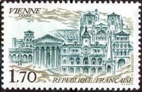 Timbre France 1985 Oblitéré - Vienne (Isère) - 1.70 Yt2348