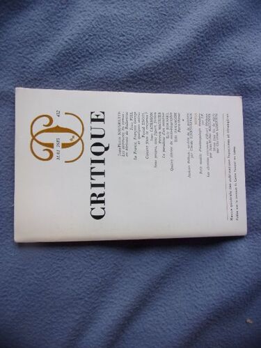 Critique N° 432