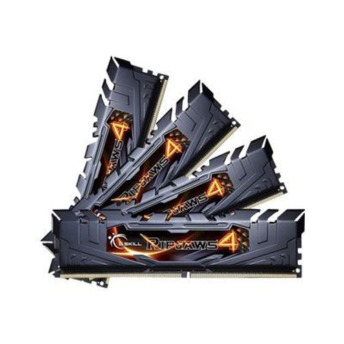 G.Skill Ripjaws 4 Series - DDR4 - 16 Go: 4 x 4 Go - DIMM 288 broches - 2800 MHz / PC4-22400 - CL16 - 1.2 V - mémoire sans tampon - non ECC