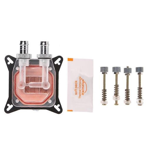 Bloc de refroidissement par eau GPU double canal Refroidisseur en cuivre pour carte graphique vidéo