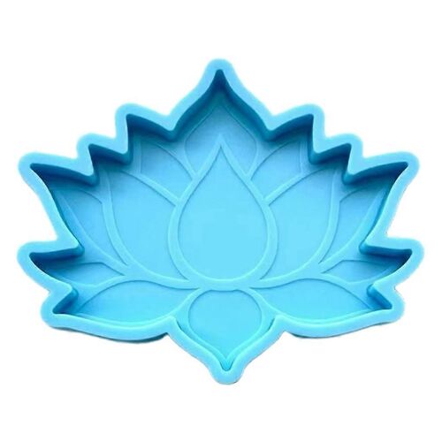 Bricolage Artisanat Tasse Tapis Silicone Moule Décorations Fabrication Outils Lotus Fleur Sous-Verre Moule En Résine Époxy
