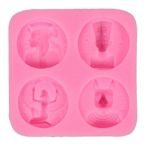 Diy Égyptien Pharaon Forme Époxy Silicone Moule Jouets Pour Enfants Fait À La Main