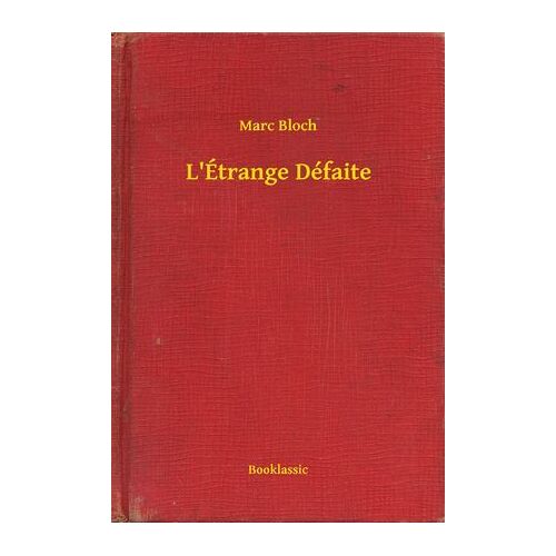L'étrange Défaite