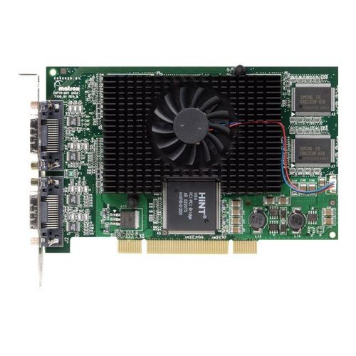 Matrox Multi-Monitor Series G450 X4 - Carte graphique - 4 GPUs - MGA G450 - 128 Mo DDR - PCI