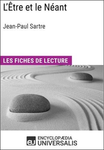 L'être Et Le Néant De Jean-Paul Sartre