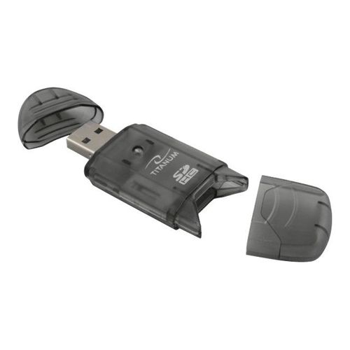 Titanum TA101K - Lecteur de carte (MS, MMC, SD, MS Duo, xD, MS PRO Duo, RS-MMC, SDHC) - USB 2.0
