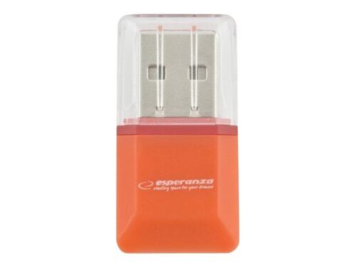 Esperanza EA134O - Lecteur de carte (TransFlash, microSD, microSDHC) - USB 2.0