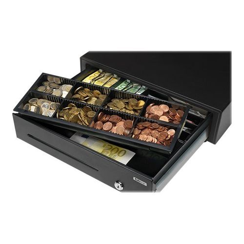 Safescan 4141-Tray2 - Tiroir De Caisse Enregistreuse - Noir