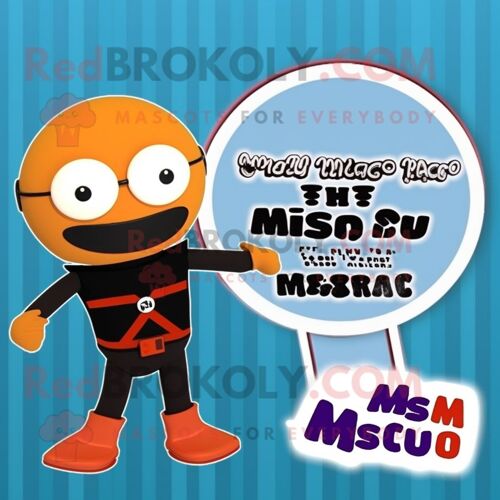 Personnage De Costume De Mascotte Redbrokoly Rust Miso Soup Habillé D'un Maillot De Bain Une Pièce Et De Boutons De Manchette