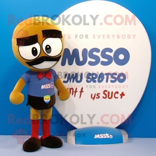 Personnage De Costume De Mascotte Redbrokoly Rust Miso Soup Habillé D'un Maillot De Bain Une Pièce Et De Boutons De Manchette