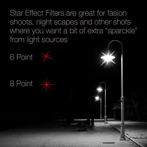 Filtre D'Objectif D'Appareil Photo Effet Étoile \U2013 Ajoute De L'Éclat Aux Points Lumineux Pour La Photographie De Fasion/Paysage Nocturne (6 Points, 72 Mm)[Z254]