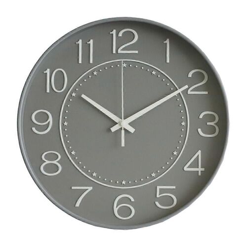 Horloge murale silencieuse colorée 3D, design moderne sans bruit de tic-tac