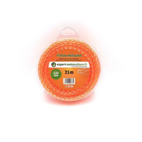 Fil Débroussailleuse Hélicoïdal Silencieux L: 25m, Ø: 3,30mm