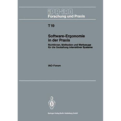 Software-Ergonomie In Der Praxis