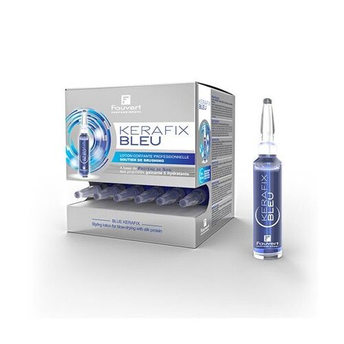Boîte 30 Ampoules Kérafix Bleues Renforçateur Brushing 