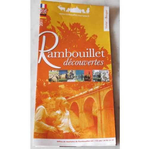 Rambouillet Découvertes- En 3 Langues (Français-Anglais-Allemand)-Endroits À Visiter Avec Plan-Office Tourisme De Rambouillet-Édition 2011