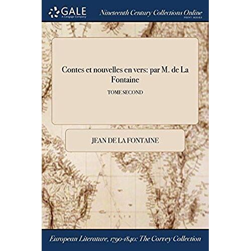 Contes Et Nouvelles En Vers