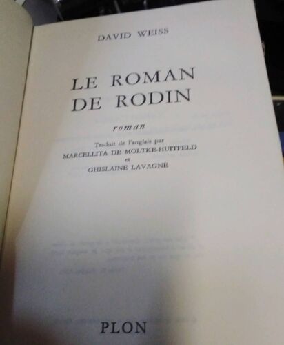 Le Roman De Rodin David Weiss