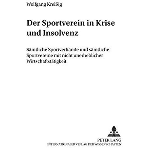 Der Sportverein In Krise Und Insolvenz