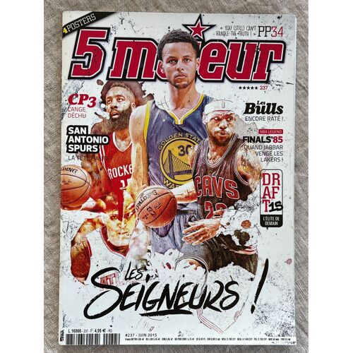 Magazine 5 Majeur .No 237 . Juin 2015. Les Seigneurs. San Antonio Spurs-Les Bulls-Nba, Légend Finals 85 .