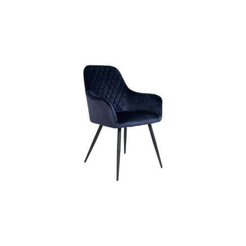 Lot De 2 Chaises Harbo, Bleu, 65x57x87 Cm