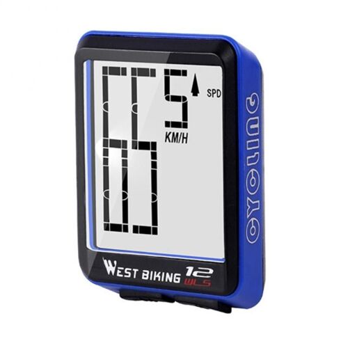 Compteur De Vélo Sans Fil Avec Rétro-Éclairage, Compteur De Vitesse, Odomètre, Grand Écran, Étanche, Chronomètre, Accessoires De Cyclisme