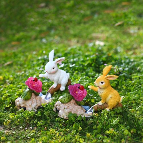 Lampe Solaire Led Pour L'extérieur, Cour, Maison, Champignon, Fleur, Papillon, Lapin, Décoration De Jardin, Ameublement De Maison, Clh @ 8