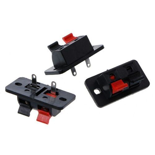 Connecteur de bornes de charge à ressort, 10 pièces, 2 Positions, Push-in Jack