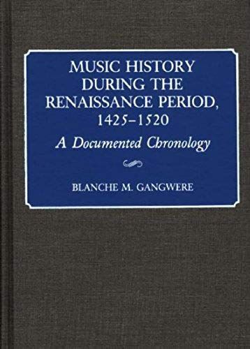 Music History During The Renaissance Period, 1425-1520