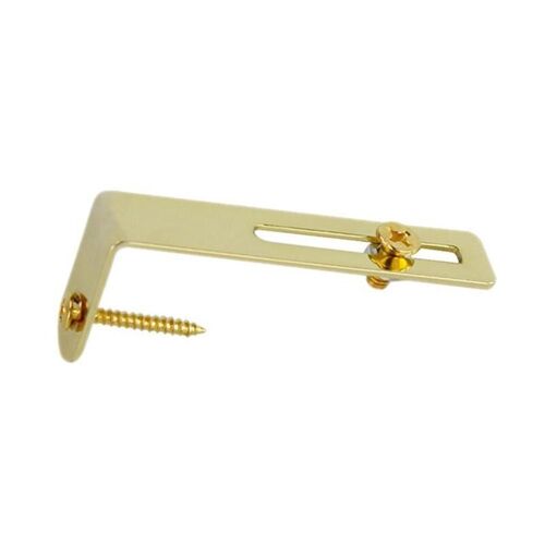 Support De Pickguard En Métal En Forme De L Pour Guitare Électrique, 1 Pièce, Avec Vis, Accessoires D'Écrou Pour Guitare Électrique Ybson Lp N7f0