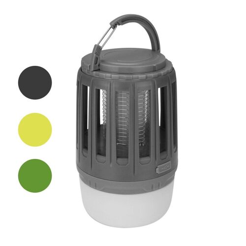 Lampe Led Anti-Insectes 2 En 1, Lanterne Antiparasitaire Abs Avec Crochet De Suspension, Haute Efficacité, Sûre Et Faible Bruit