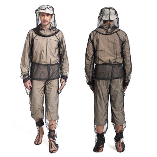 H4gf Combinaison Anti-Mos-Citots Ultra-Fine, Combinaison Anti-Moustiques Légère En Maille Pour Hommes Femmes Randonnée Pêche Camping
