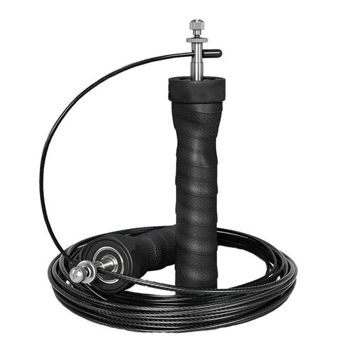 Corde À Sauter En Fil D'Acier Autobloquant, Câble En Acier À Haute Vitesse À Longueur Réglable, Manchon En Caoutchouc Résistant À L'Usure, Pour Fitness