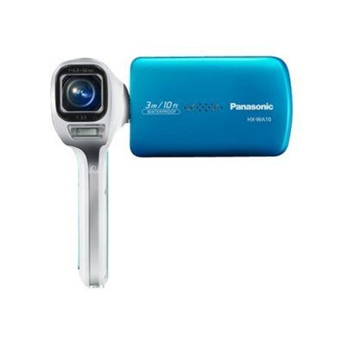 Panasonic HX-WA10 - Caméscope - 1080p - 16.8 MP - 5x zoom optique - carte Flash - sous-marin jusqu'à 3 m - bleu