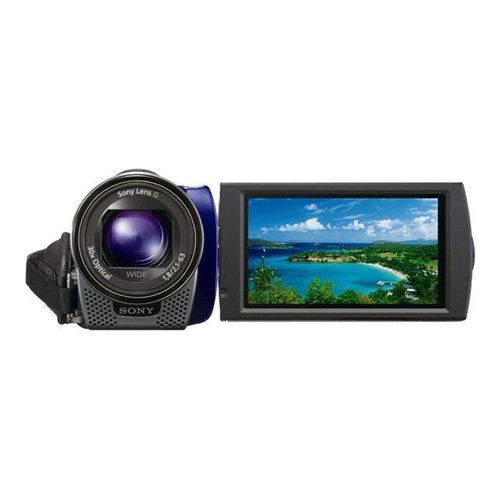 Sony Handycam HDR-CX130E - Caméscope - 1080p - 4.2 MP - 30x zoom optique - carte Flash - bleu