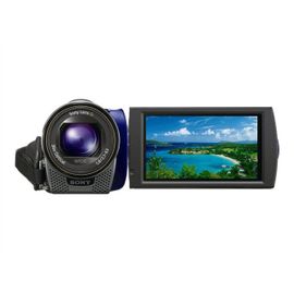 Sony Handycam HDR-CX130E - Caméscope - 1080p - 4.2 MP - 30x zoom optique - carte Flash - bleu