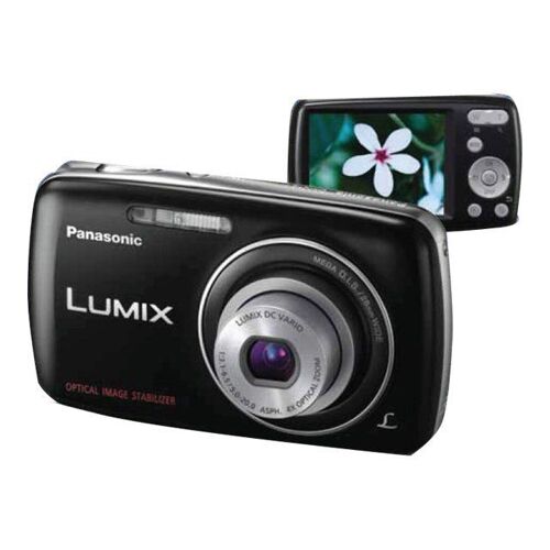 Appareil photo Compact Panasonic Lumix DMC-S1 Noir Appareil photo numérique - compact - 12.1 MP - 720 p - 4x zoom optique - noir