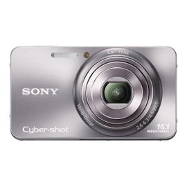 Appareil photo Compact Sony Cyber-shot DSC-W570 ArgentW570 - Appareil photo numérique - compact - 16.1 MP - 720 p - 5x zoom optique - Carl Zeiss - argent