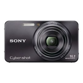Appareil photo Compact Sony Cyber-shot DSC-W570 NoirW570 - Appareil photo numérique - compact - 16.1 MP - 720 p - 5x zoom optique - Carl Zeiss - noir