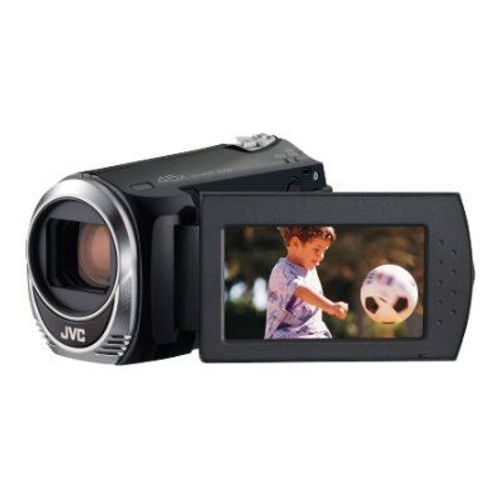 JVC Everio GZ-MS110 - Caméscope - mode écran large - 800 KP - 39x zoom optique - Konica Minolta - carte Flash - noir