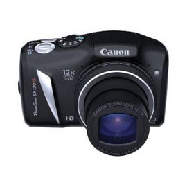 Appareil photo Compact Canon PowerShot SX130 IS Noir compact - 12.1 MP - 720 p - 12x zoom optique - noir
