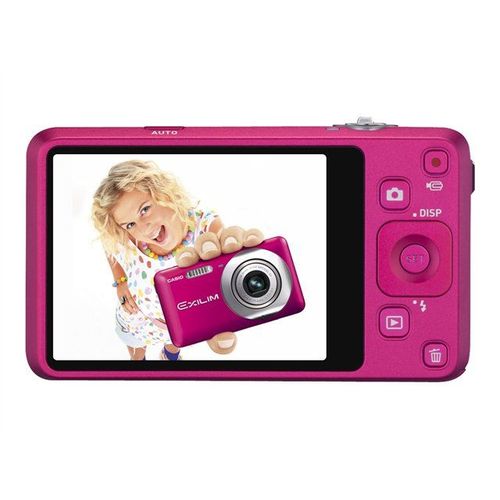 Appareil photo Compact Casio EXILIM ZOOM EX-Z800 Rose Appareil photo num?rique - compact - 14.1 MP - 720 p - 4x zoom optique - flash 14.5 Mo - rose vif