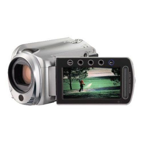 JVC Everio GZ-HD500SEU - Caméscope - 1080p - 1.37 MP - 20x zoom optique - Konica Minolta - HDD 80 Go - carte Flash - argent