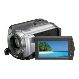 Sony Handycam HDR-XR106E - Caméscope - 1080i - 2.36 MP - 10x zoom optique - Carl Zeiss - HDD 80 Go - carte Flash