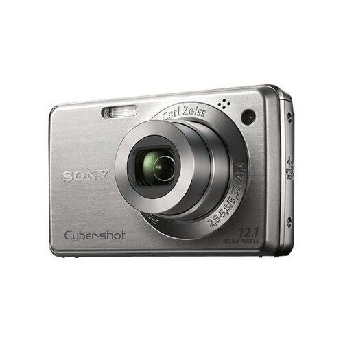 Appareil photo Compact Sony Cyber-shot DSC-W220 ArgentW220 - Appareil photo num?rique - compact - 12.1 MP - 4x zoom optique - Carl Zeiss - flash 15 Mo - argent